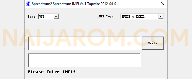 Spreadtrum IMEI Tool v4.1
